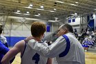 MBBall vs Emerson  Wheaton College Men's Basketball vs Emerson College is the first round of the NEWMAC Basketball Championships. - Photo By: KEITH NORDSTROM : Wheaton, basketball, NEWMAC MBBall2024